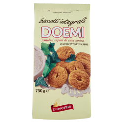 8001122001038Doemi Biscotti Integrali 750gr