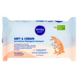 4006000030791Nivea Baby Salviettine Soft e Cream 57pz