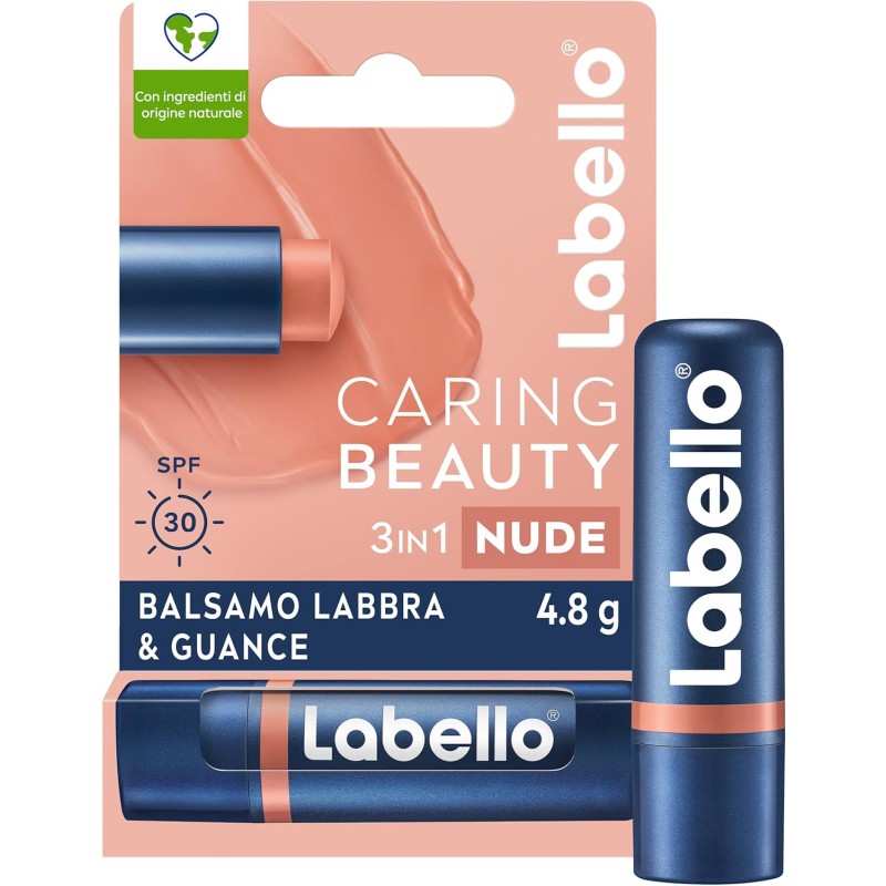 4006000096193 Labello Caring Beauty 3in1 Nude 4,8gr