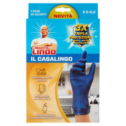 8005830013468Mastro Lindo Guanti Il Casalingo Taglia S 6/6,5 1pz