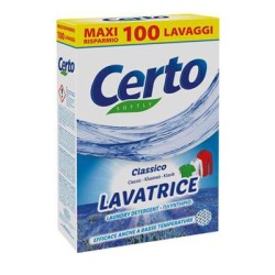 8028696285473Certo Polvere Lavatrice Classico 100 Misurini 5500gr