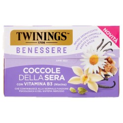 0070177232221Twinings Benessere Coccole della Sera 18 Filtri