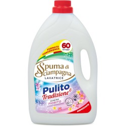 8007750015270Spuma di Sciampagna Lavatrice Pulito e Tradizione Giardino Fiorito 60 Misurini 3000ml