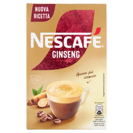 8000300245240Nescafe' Ginseng Coffee 10 Bustine 70gr