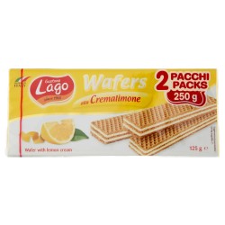 8004800001740Lago Wafers Limone 2x125gr