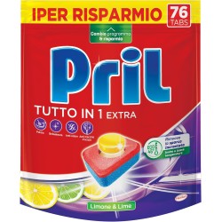 8015100578993Pril Tutto in 1 Extra Tabs 76pz