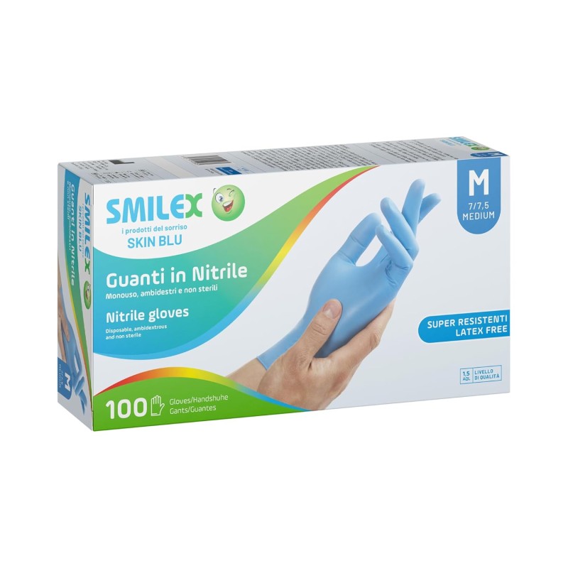 8024151900936 Derma Guanti Nitrile Blu Misura Media New 100pz 8024151900936 Derma Guanti Nitrile Blu Misura Media New 100pz