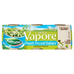 8001440116735Valfrutt Piselli Piccoli Cotti a Vapore 3x150gr