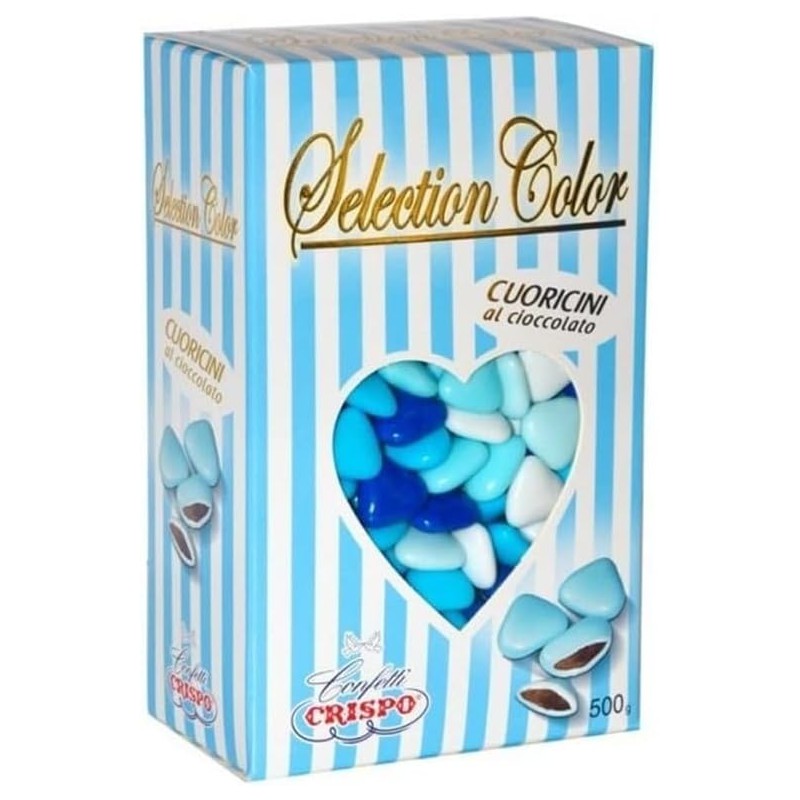 8005085714509 Crispo Cuoricini Mignon Celeste 500gr