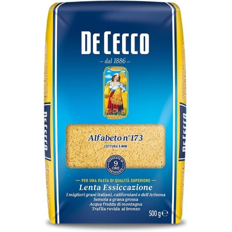 8001250121738 De Cecco 173 Alfabeto 500gr