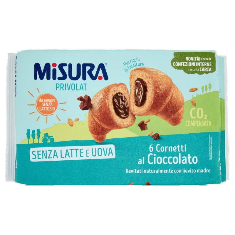 8002590076818 Misura Privolat 6 Cornetti Al Cioccolato 298gr