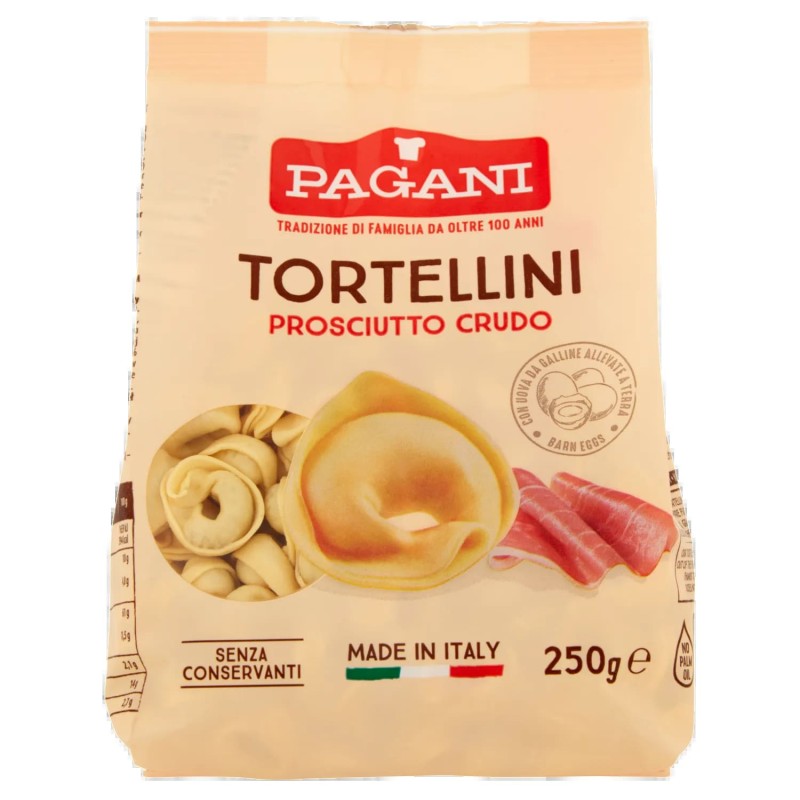 8005180010209 Pagani Tortellini Prosciutto Crudo 250gr