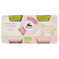 8009004810549 Alce Nero Omogeneizzato Vitellone Bio 2x80gr