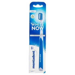 8710522595909 Mentadent Spazzolino White Now Soft1pz