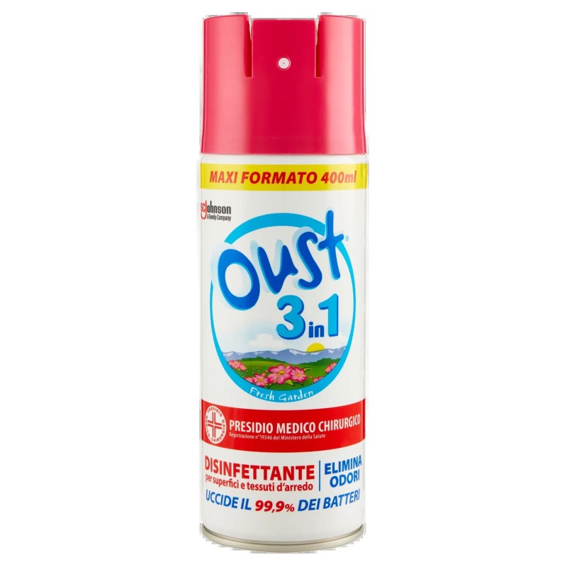 5000204307573 Oust 3in1 Fresh Garden New 400ml
