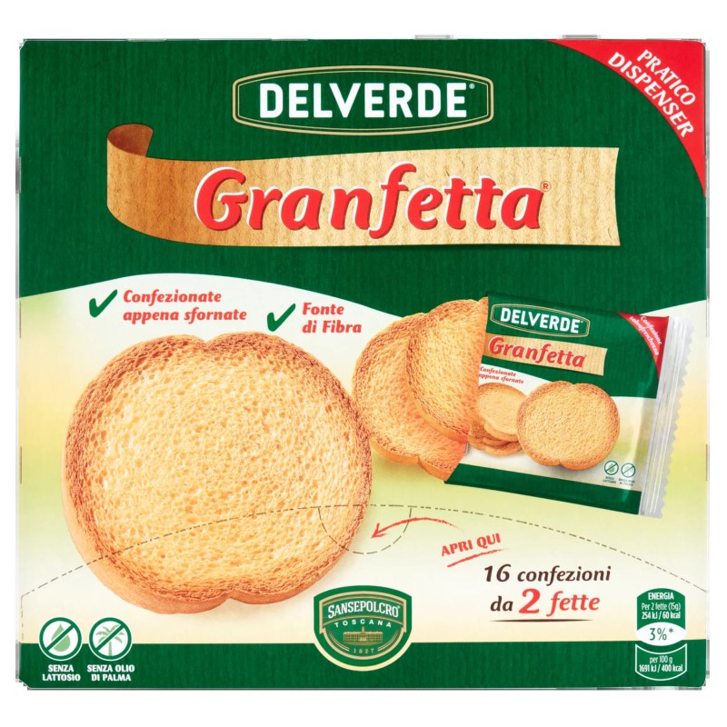 8000270707106 Delverde Granfetta Monoporzioni 16x15gr
