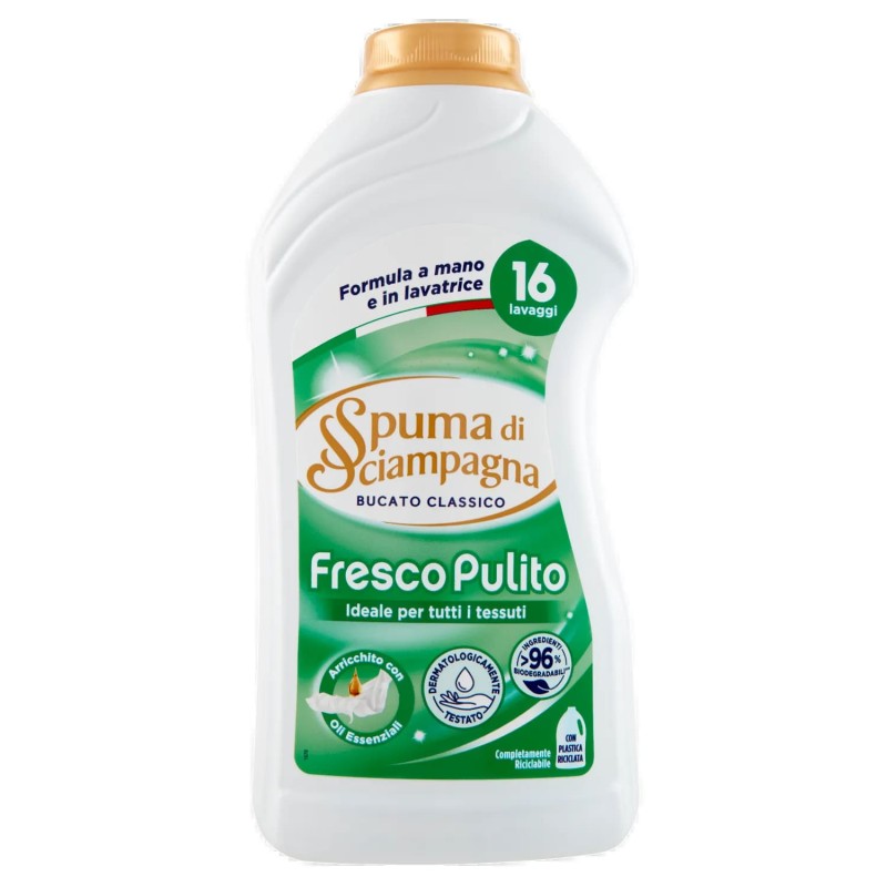 8007750061000 Spuma Di Sciampagna Liquido Fresco Pulito 800ml