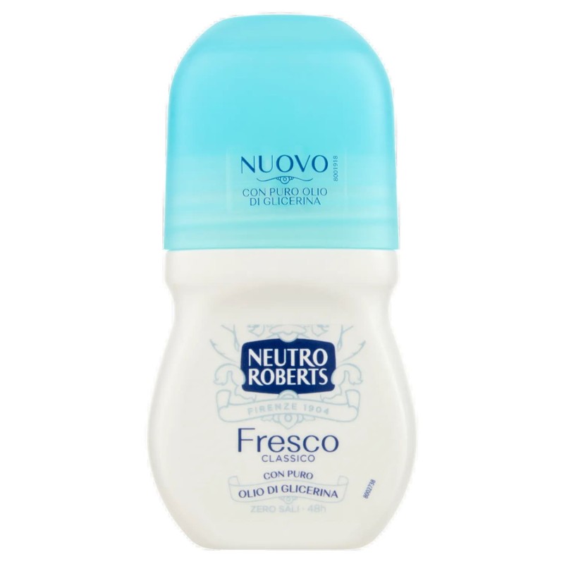 80838289 Neutro Roberts Deo Roll Fresco Classico Blu 50ml