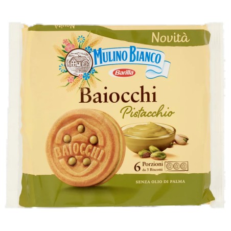 8076809581318 Mulino Bianco Baiocchi Pistacchio 168gr