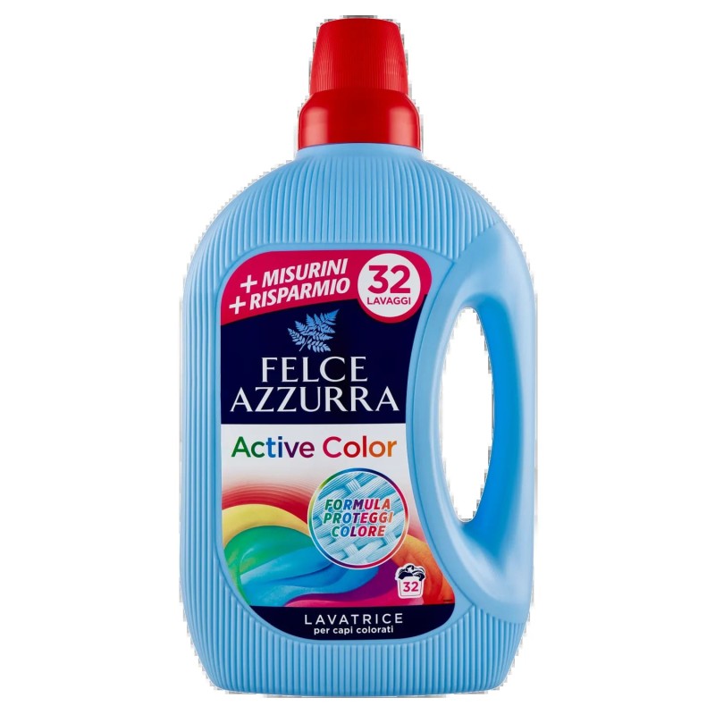 8001280409592 Felce Azzurra Lavatrice Active Color 32 Misurini 1595ml