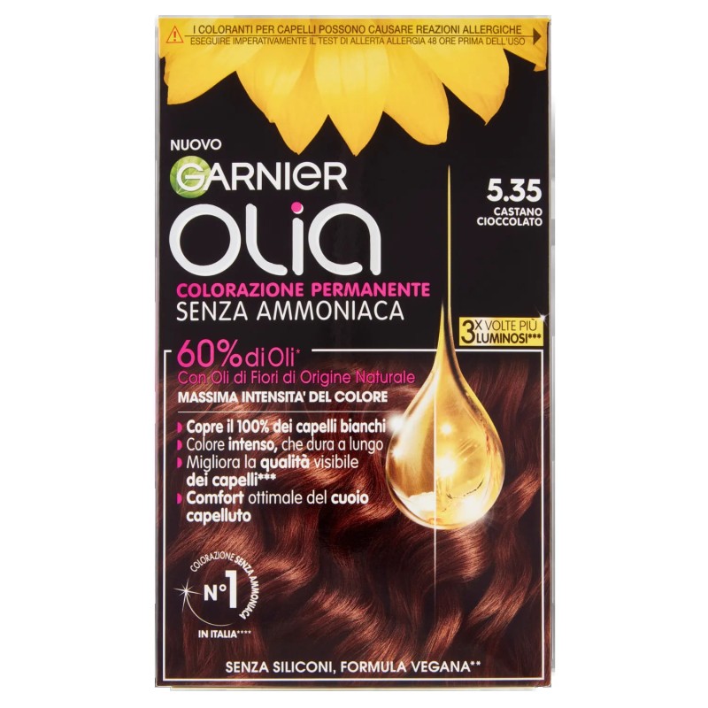3600542487221Garnier Olia 5.35 Castano Cioccolato New 1pz 3600542487221Garnier Olia 5.35 Castano Cioccolato New 1pz