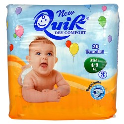 8003110491609 Quick Pannolini Midi 4/9kg 20pz