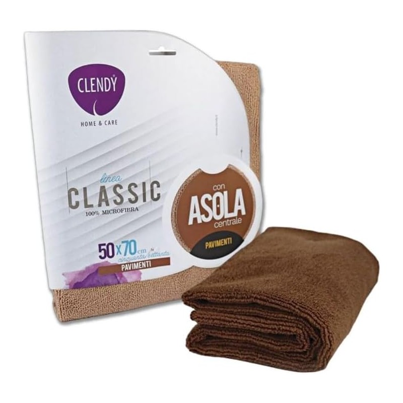 8033532104061 Clendy Panno Microfibra Con Asola 50x70cm New 1pz