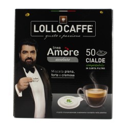 8034097155826 Lollo Caffè Cialde Linea Amore Assoluto 50pz