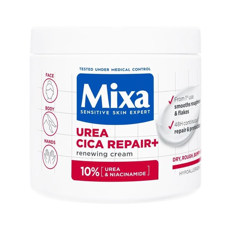 3600551153117 Mixa Body Crema Urea Cica Repair+ 400ml