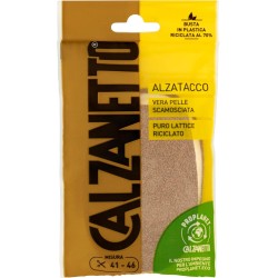 8004235008772Calzanetto Alzatacco Pelle Scamosciata Misura 41/46 2pz