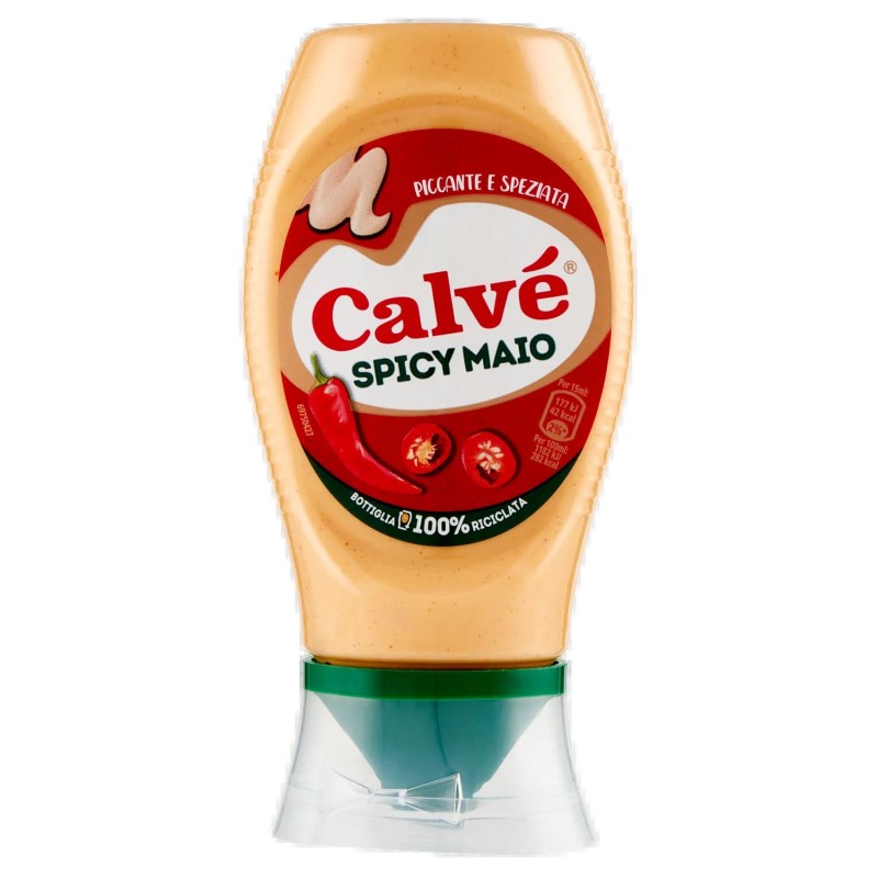 8720182634887 Calve Spicy Maio Top Down 250ml 8720182634887 Calve Spicy Maio Top Down 250ml