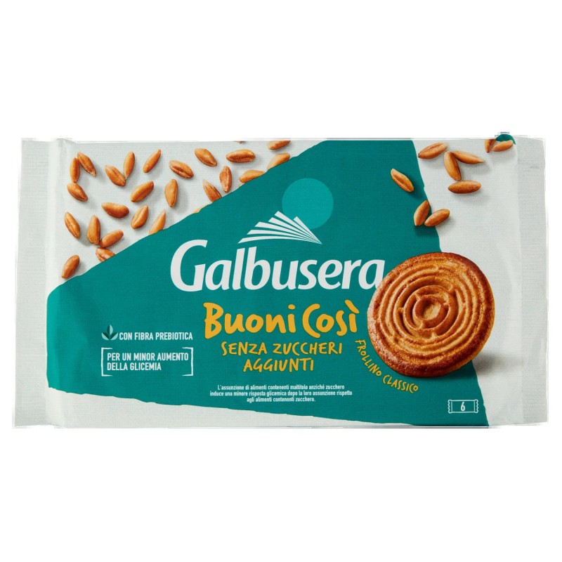 8002190001517 Galbusera Buoni Così Frollino Classico 6x55gr
