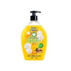 8051166651164 Puro Amore Sapone Liquido Olio D'Argan e Camelia con Erogatore 750ml