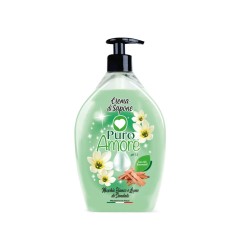 8051166651188Puro Amore Sapone Liquido Muschio Bianco e Legno di Sandalo Con Erogatore 750ml