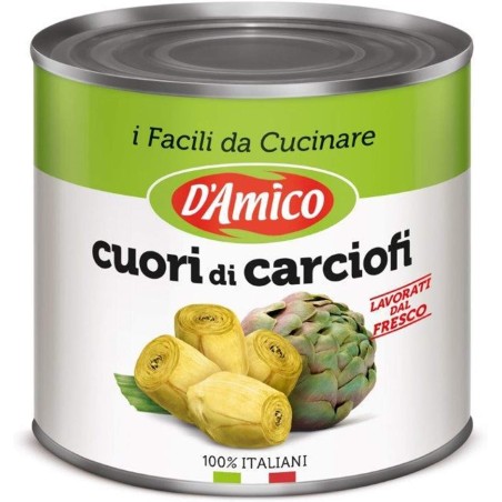 8005695002201 D'Amico Cuori Di Carciofi Al Naturale 2500gr