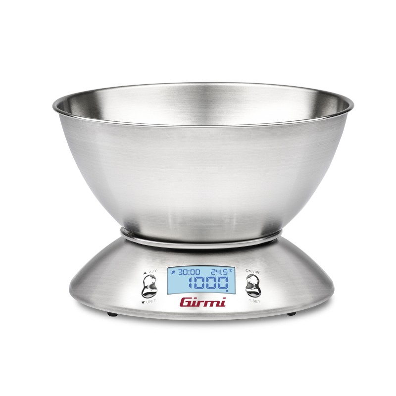 8058150117217 Girmi Bilancia Cucina PS85 Elettronica Con Ciotola Inox 1/5000gr 8058150117217 Girmi Bilancia Cucina PS85 Elettronica Con Ciotola Inox 1/5000gr
