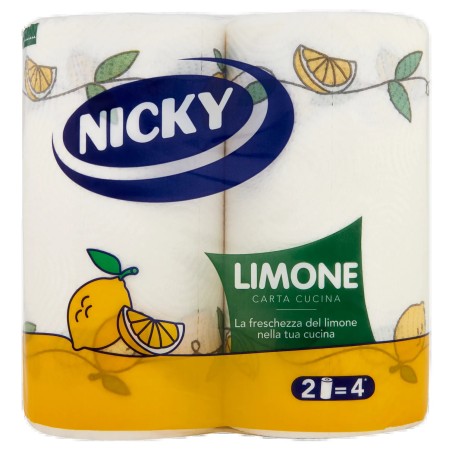 8004260291835 Nicky Carta Cucina Limone 2pz