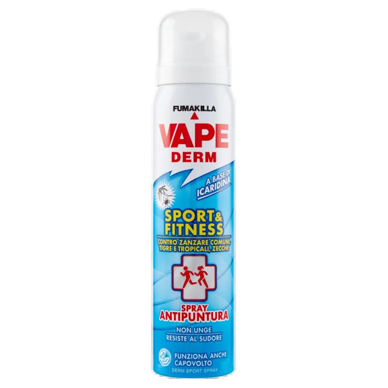 8055136822493 Vape Derm Sport & Fitness Spray Antipuntura 100ml 8055136822493 Vape Derm Sport & Fitness Spray Antipuntura 100ml