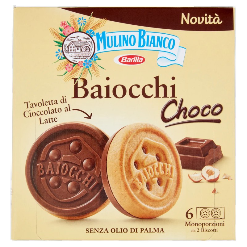 8076809580007 Mulino Bianco Baiocchi Choco 144gr
