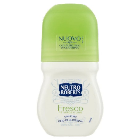 80838210 Neutro Roberts Deo Roll Fresco Tè Verde e Lime 50ml