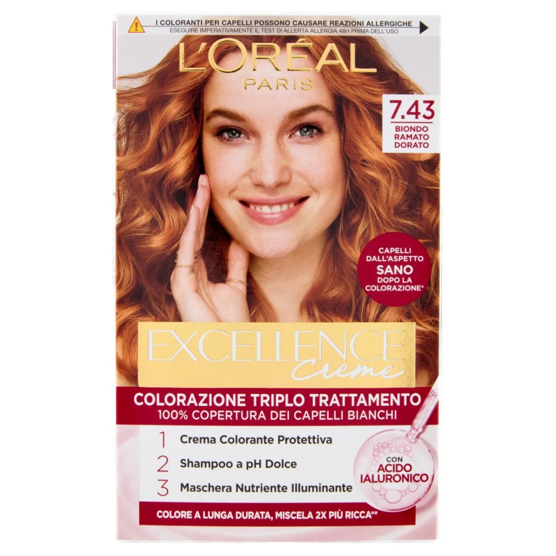 3600524216979 L'Oreal Excellence Creme 7.43 New 1pz 3600524216979 L'Oreal Excellence Creme 7.43 New 1pz