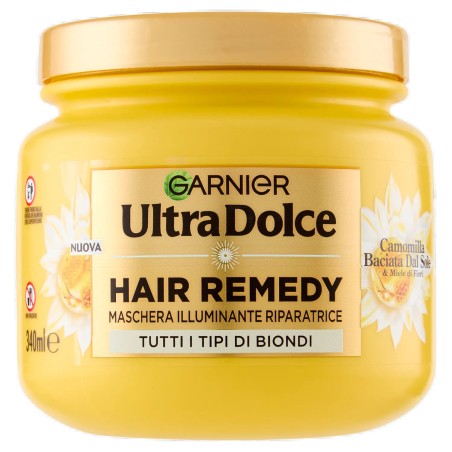3600542628273 Ultra Dolce Maschera Hair Remedy Camomilla 340ml