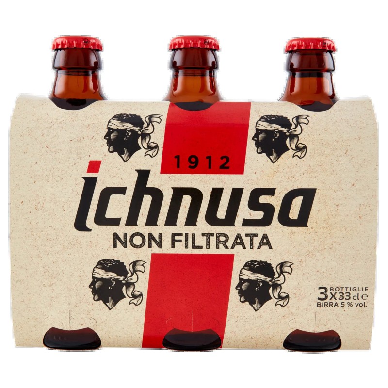 8006890391824 Ichnusa Birra Non Filtrata 3x330ml