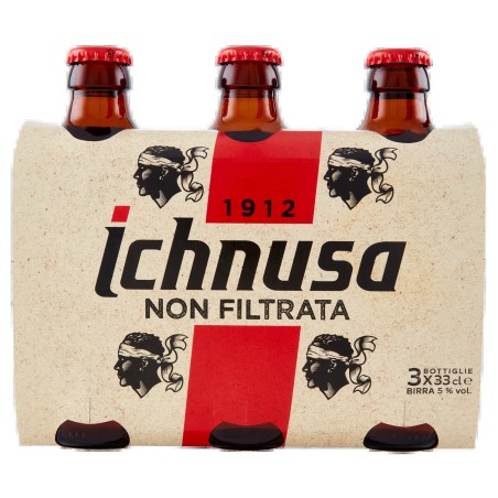 8006890391824 Ichnusa Birra Non Filtrata 3x330ml