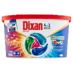 8015100579198 Dixan Discs Caps Color 21pz