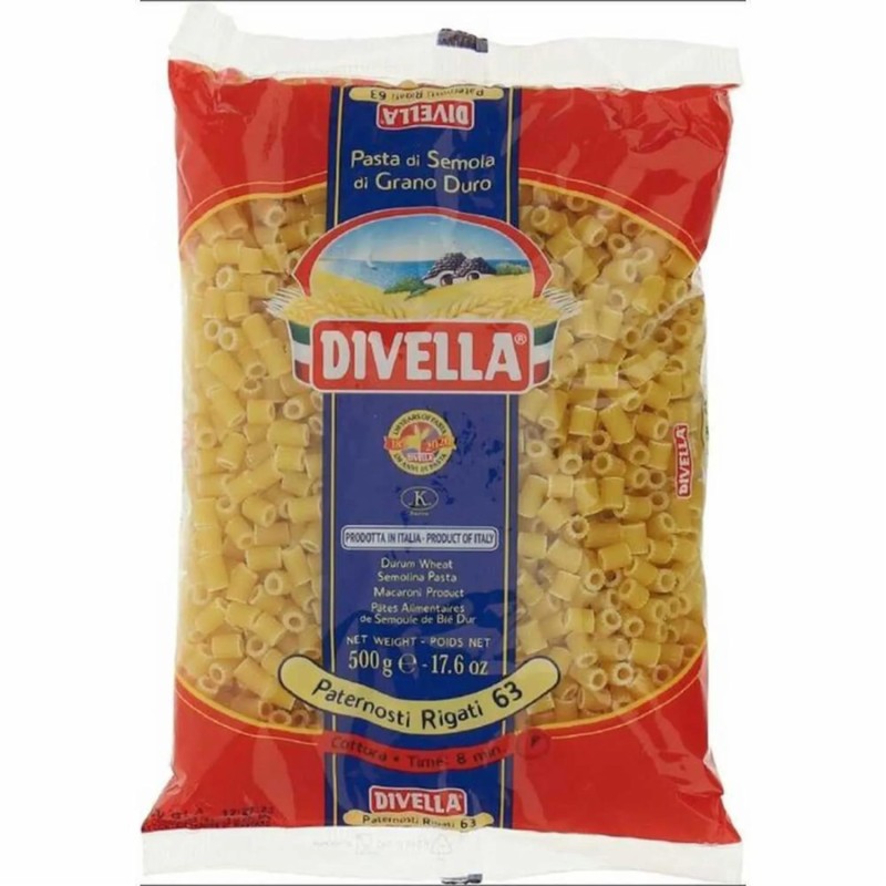 8005121000634 Divella 063 Paternosti Rigati 500gr
