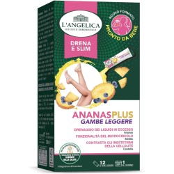 8017331096116 L'Angelica Gambe Leggere Ananas Plus 12 Stick