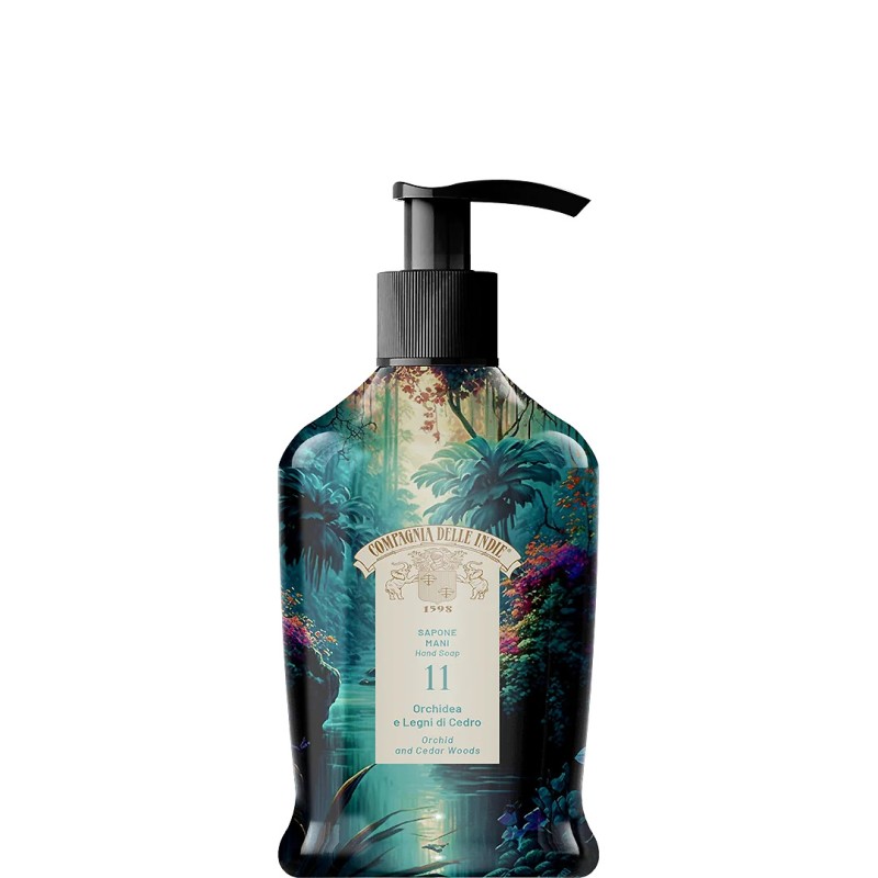 8051706240223 Compagnia Delle Indie Sapone Liquido Orchidea e Legni di Cedro 300ml 8051706240223 Compagnia Delle Indie Sapone Liquido Orchidea e Legni di Cedro 300ml