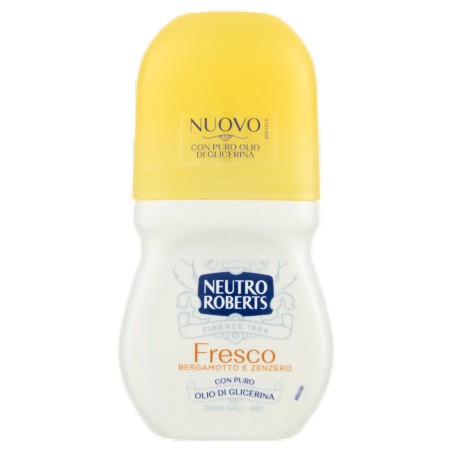 80838258 Neutro Roberts Deo Roll Fresco Bergamotto e Zenzero 50ml