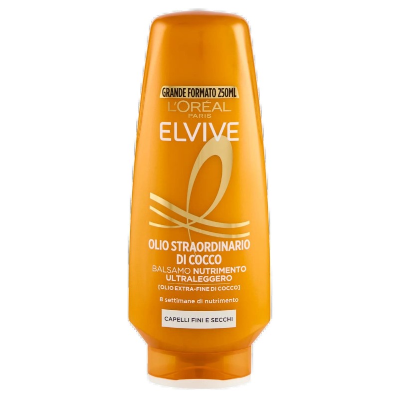 3600524194253 Elvive Balsamo Olio Straordinario Di Cocco 250ml